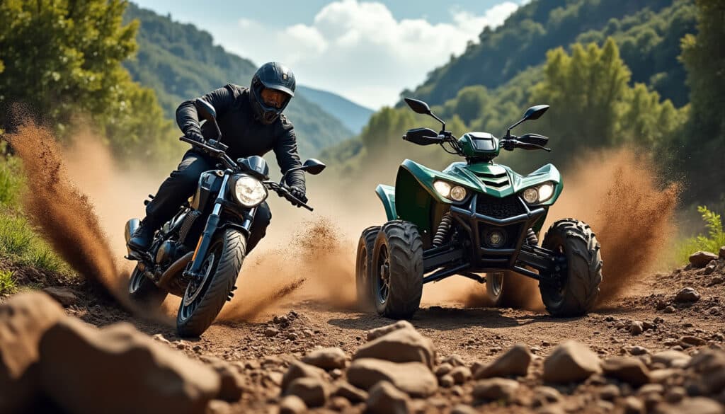 découvrez une assurance moto quad spécialement conçue pour l'usage tout-terrain, offrant une couverture adaptée à vos besoins et une protection optimale pour vos aventures off-road.