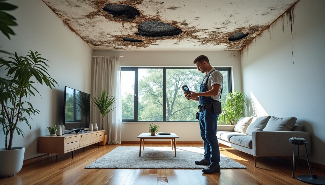 le dégât des eaux dans votre habitation requiert une recherche de fuite rapide et efficace pour limiter les dommages et protéger votre maison.